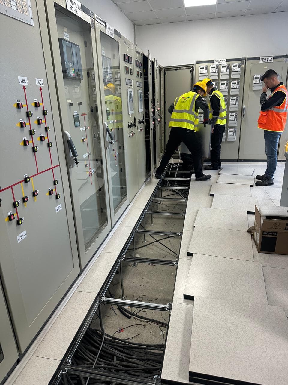 Trafo merkezi kontrol binası kurulumu