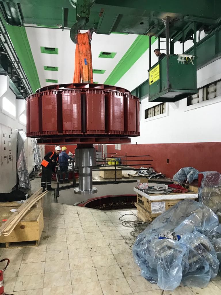 Jeneratör rotor bakım/montaj