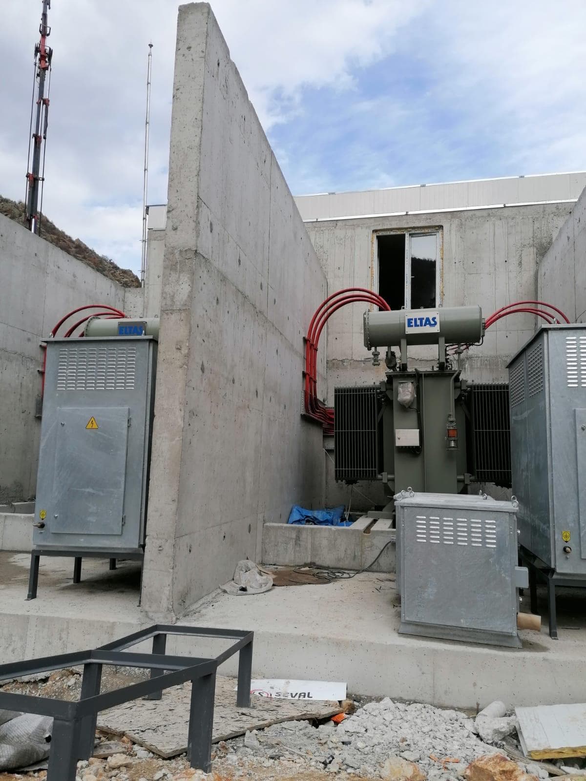 ELTAS trafo merkezi kurulumu
